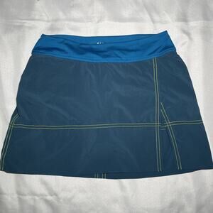 Title Nine Skort Women Size S Blue Skirt Shorts Lined Golf Tennis Pickleball 15"